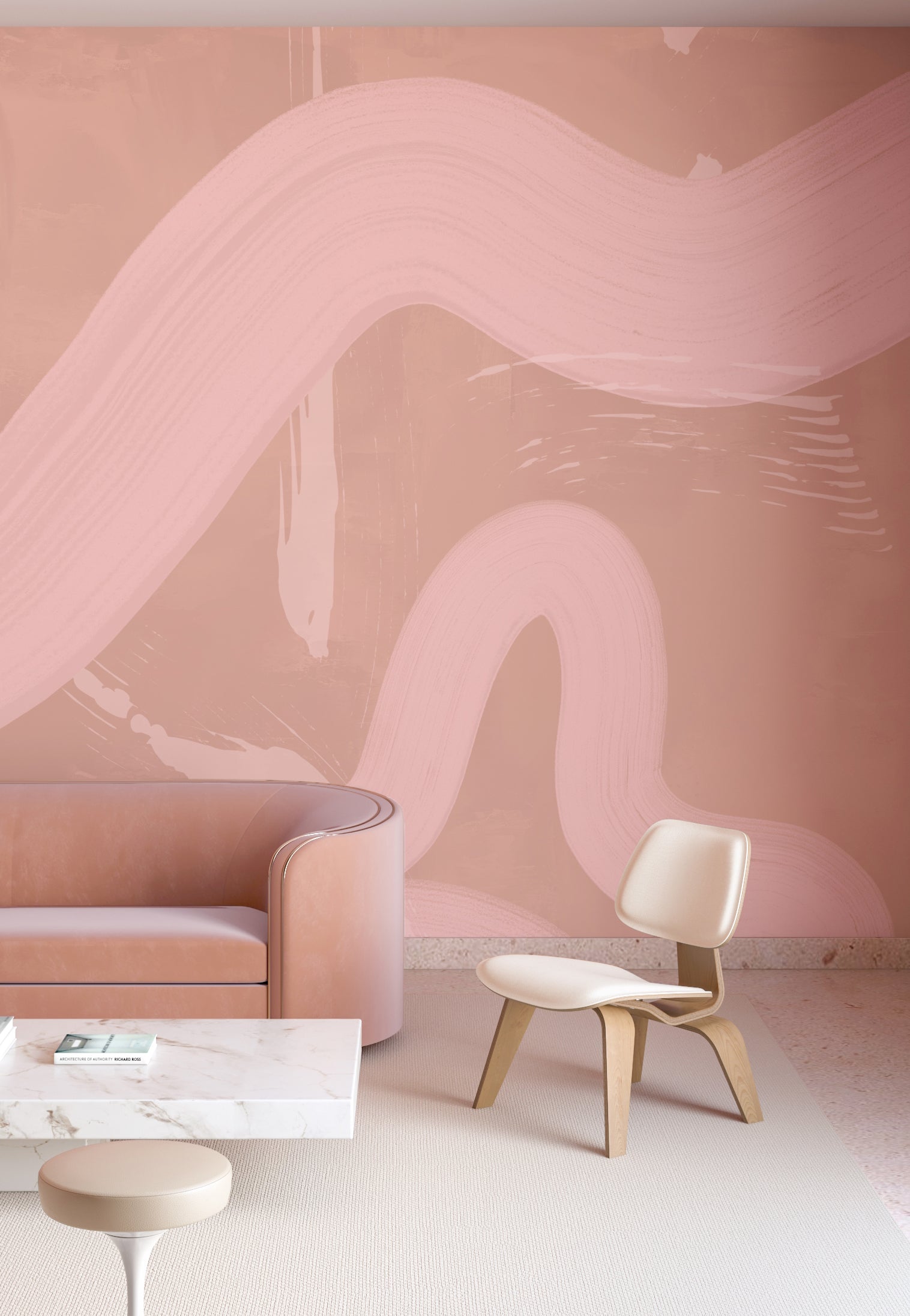 Untamed© Mural Wallpaper in Cactus Blossom
