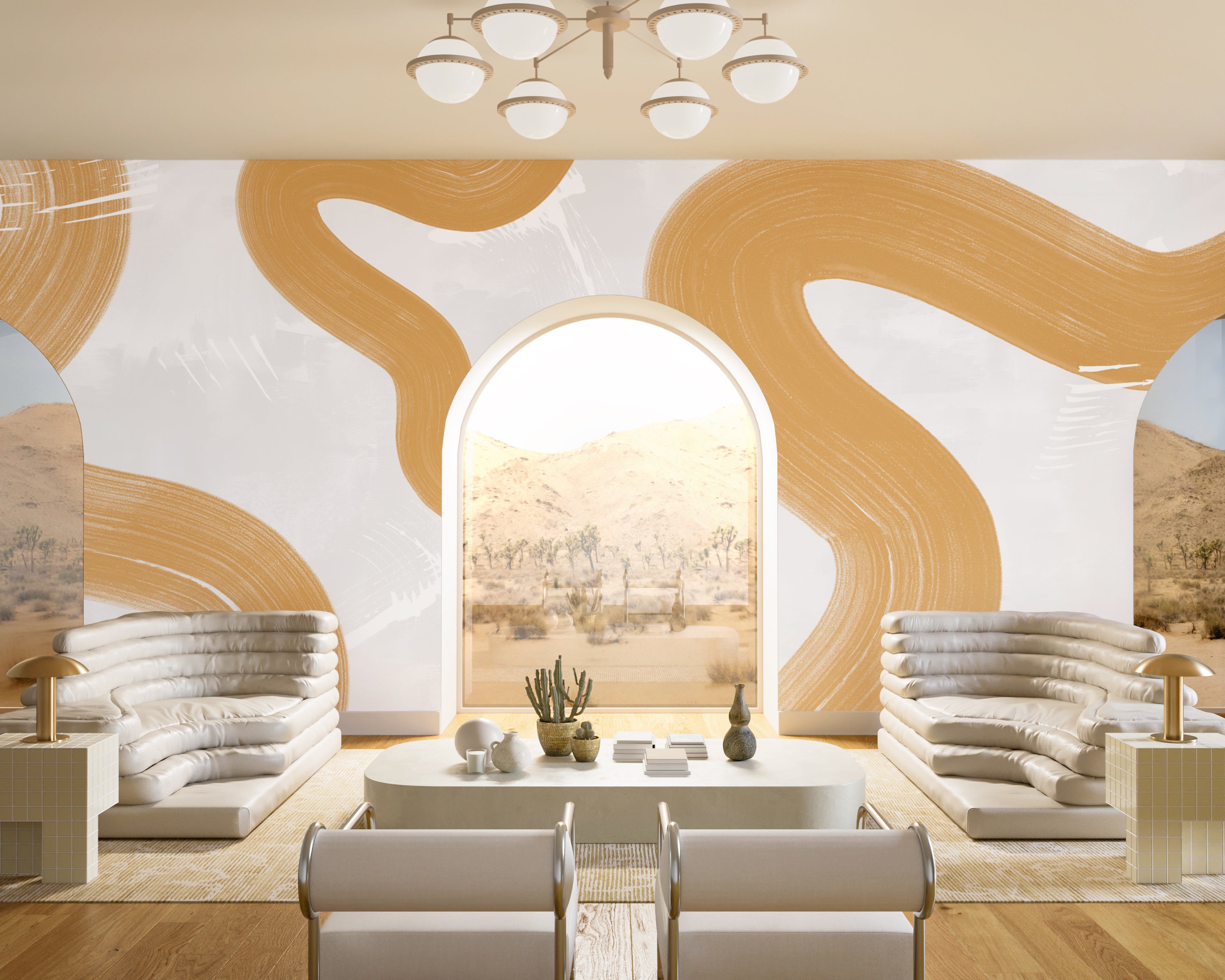 Untamed© Mural Wallpaper in Husk