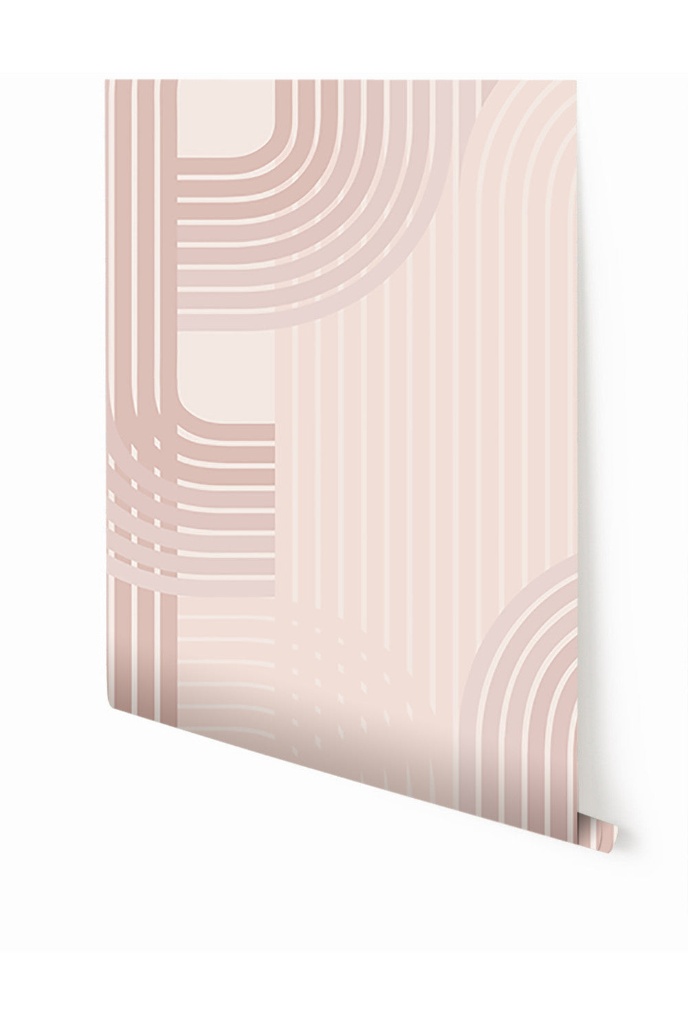 Raceway© Wallpaper in Blush