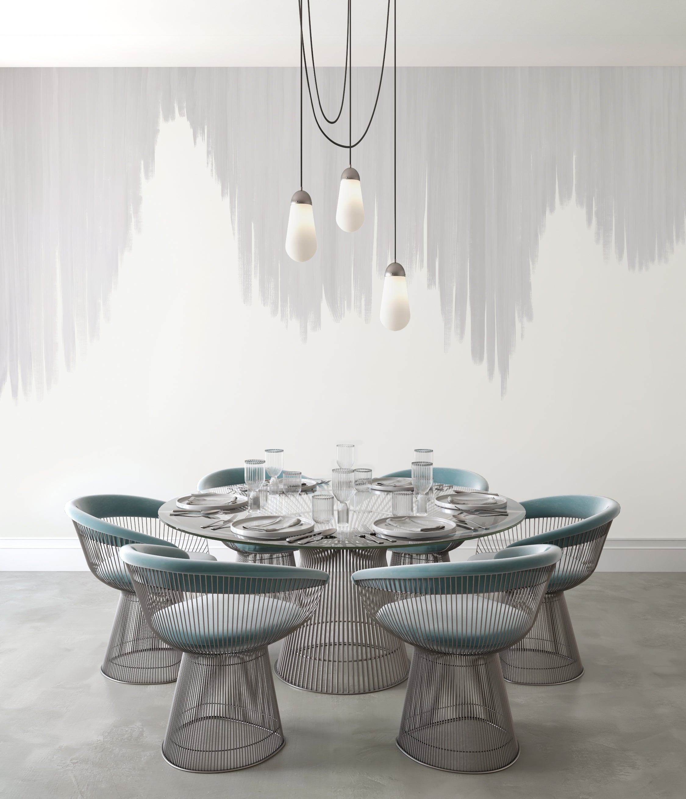 Wavelength© Mural Wallpaper in Acid Wash
