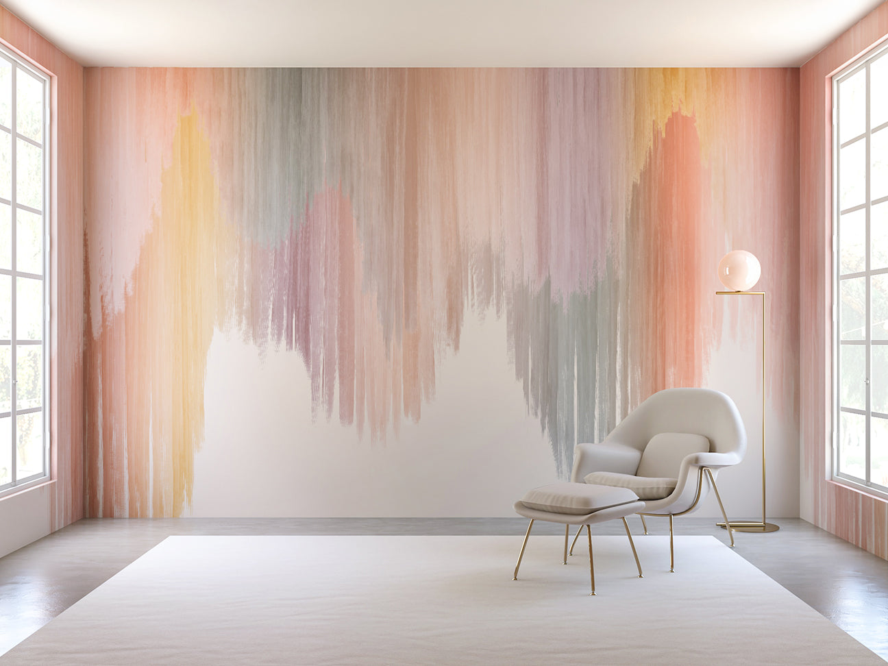 Wavelength© Mural Wallpaper in Bomboleo