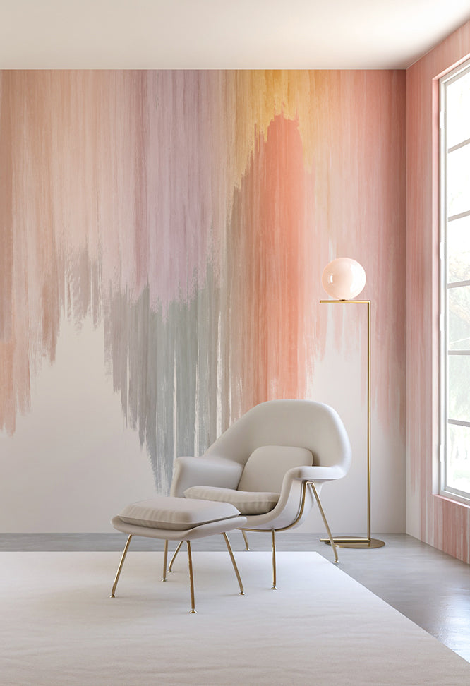 Wavelength© Mural Wallpaper in Bomboleo