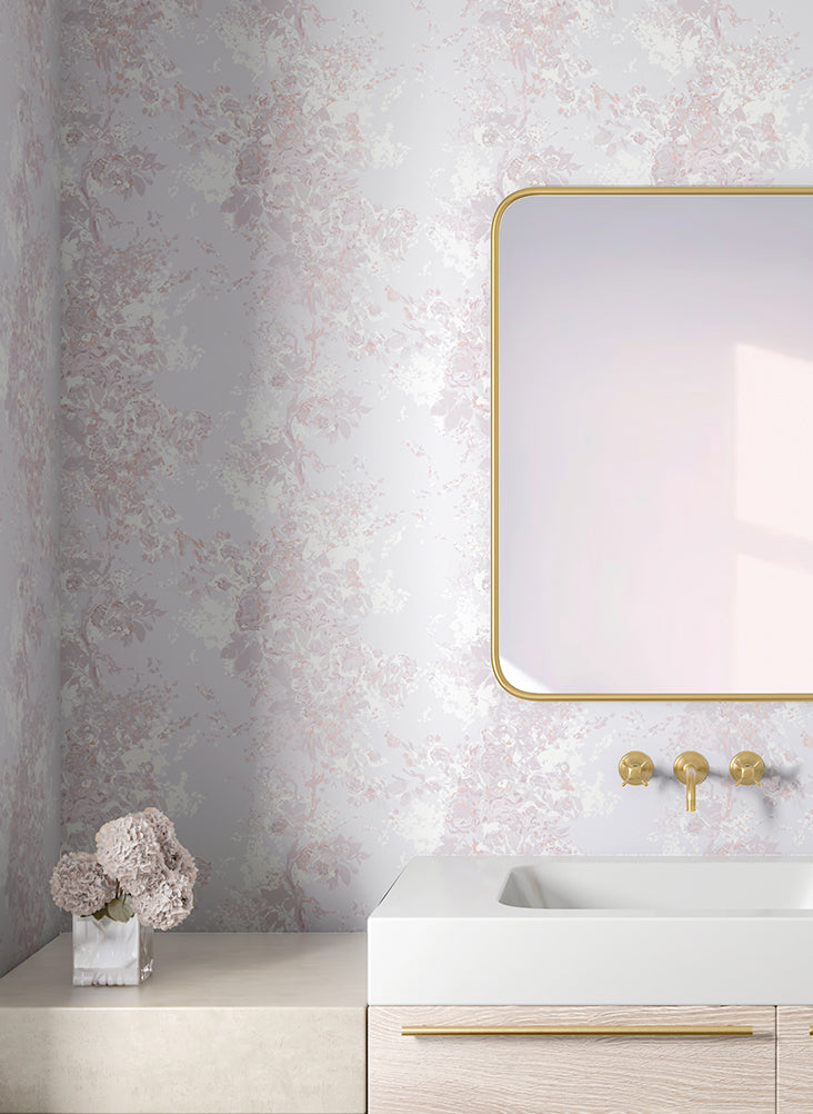 Prairie Fleur© Wallpaper in Lavender