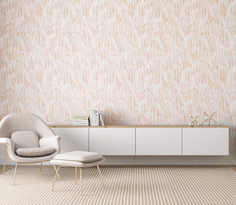 Kelp© Wallpaper in Peach
