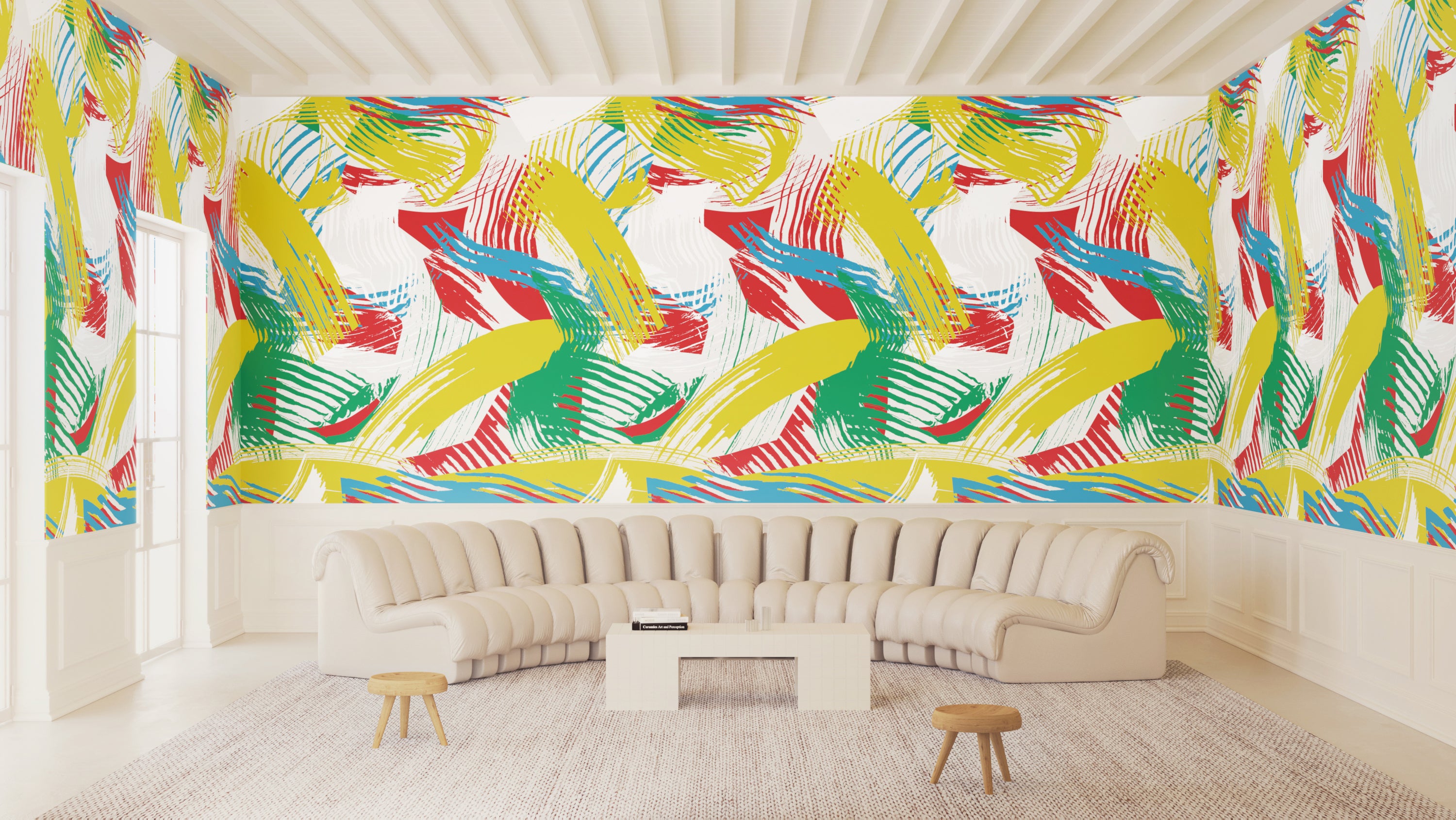 Mixed Tape© Mural Wallpaper in Louis