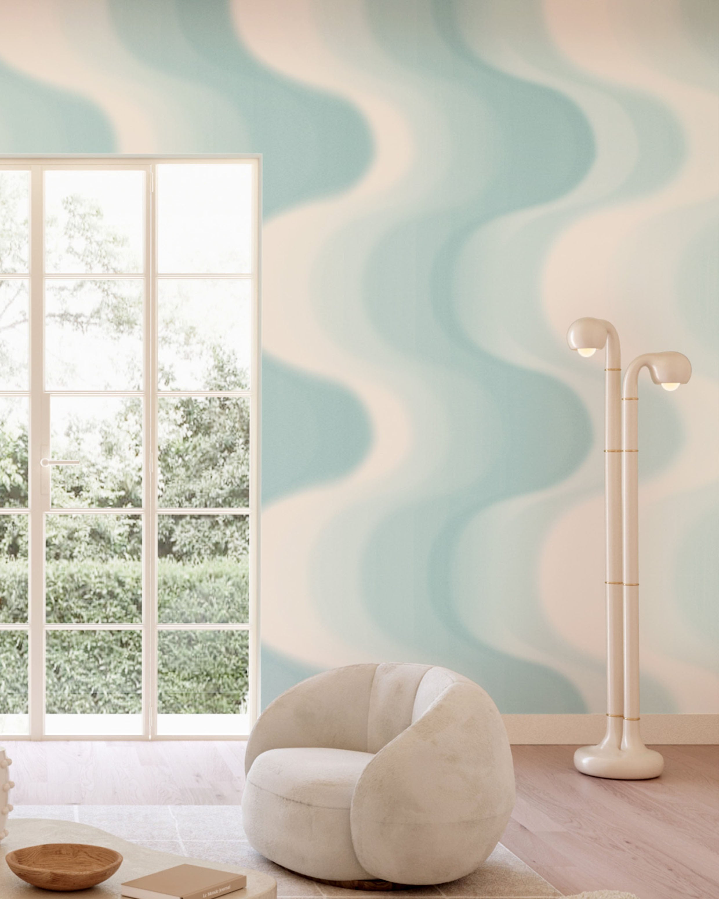 Oceanic© Mural Wallpaper in Mallow