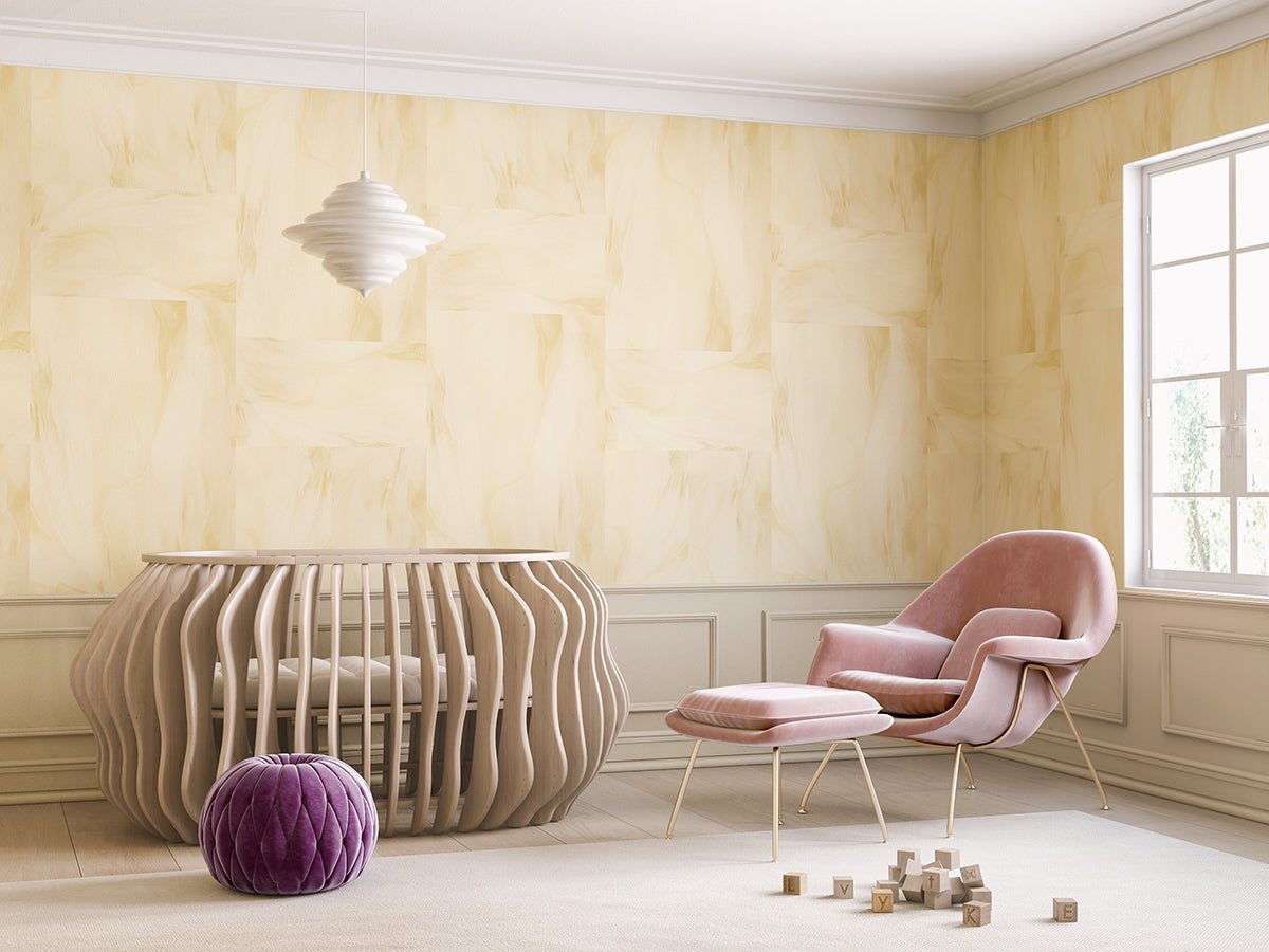 Tulle© Wallpaper in Yellow