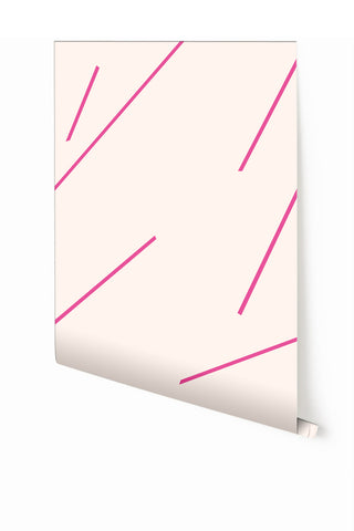 Bang Dem Sticks© Wallpaper in Fuchsia