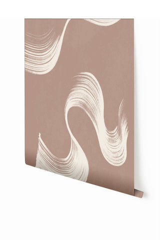 Cavatelli© Wallpaper in terracotta