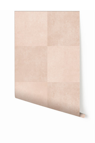 Checkmate© Wallpaper in blush