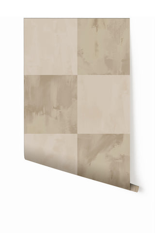 Checkmate© Wallpaper in sand