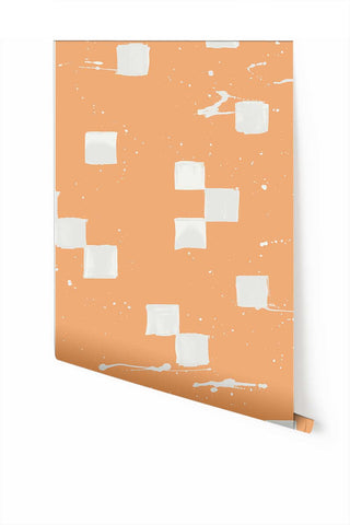 Finali© Wallpaper in Cantaloupe