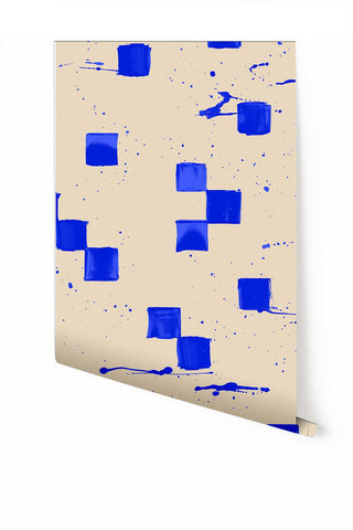 Finali© Wallpaper in Cobalt