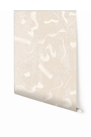 Fusilli© Wallpaper in chalk