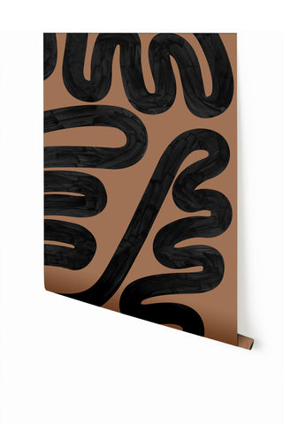 Infinito© Mural Wallpaper in Beetlejuice + Black