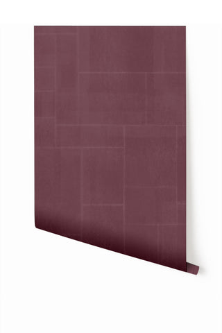 Jigsaw© Mural Wallpaper in Beet