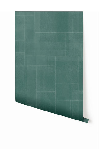 Jigsaw© Mural Wallpaper in Teal