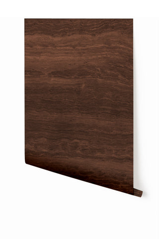 Limestone© Mural Wallpaper in Chocolate