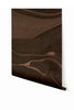 Magma© Wallpaper in Chocolate
