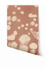 Midnight Oil MURAL© Wallpaper in Terracotta