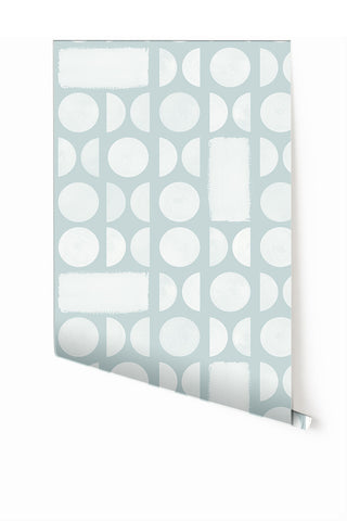 Nova© Wallpaper in Pale Blue