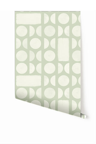 Nova© Wallpaper in Sage