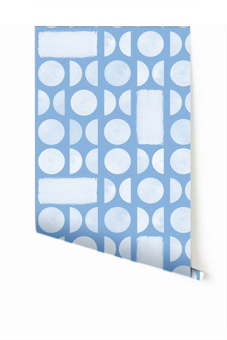 Nova© Wallpaper in Steel Blue