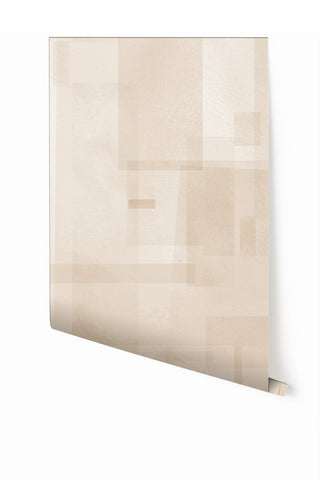 Papier Máché © Mural Wallpaper in Linen