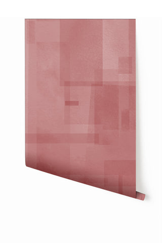 Papier Máché © Mural Wallpaper in Rose