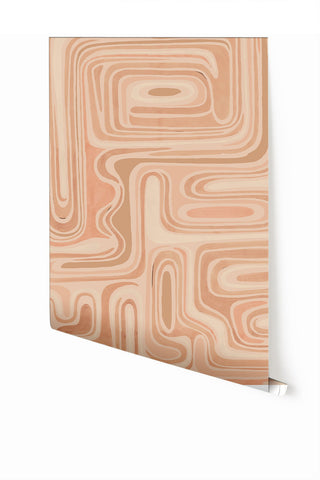 Playhouse© Mural Wallpaper in Clay