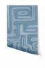 Playhouse© Mural Wallpaper in Denim