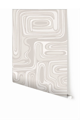 Playhouse© Mural Wallpaper in Grey