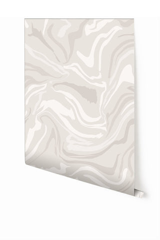 Primal© Multi Mural Wallpaper in Cement