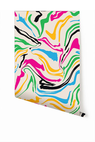 Primal© Multi Mural Wallpaper in Miami