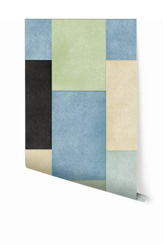 Rectangled© Mural Wallpaper in Atlantis