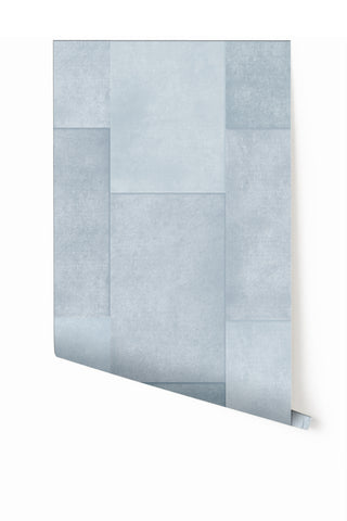 Rectangled© Mural Wallpaper in Blue