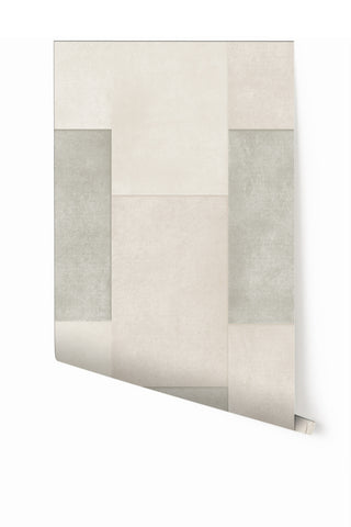 Rectangled© Mural Wallpaper in Sage