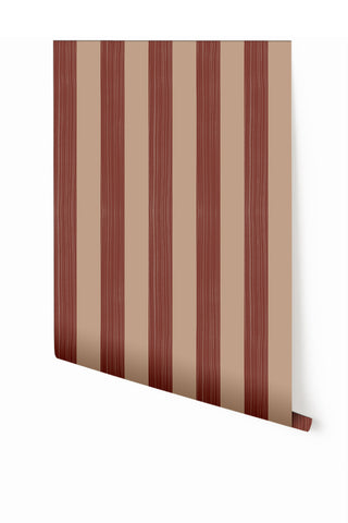 Santorini© Mural Wallpaper in Adobe