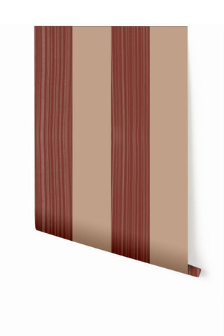 Santorini© Mural Wallpaper in Adobe