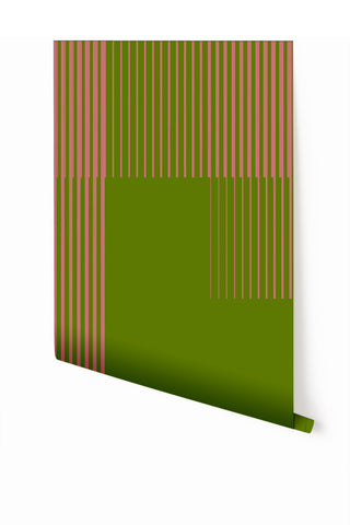 Seismic© Mural Wallpaper in Palm Royale