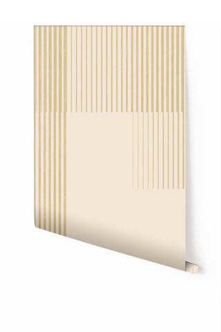 Seismic© Mural Wallpaper in Butter