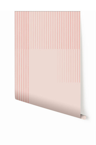 Seismic© Mural Wallpaper in macaroon