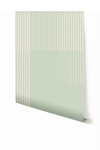 Seismic© Mural Wallpaper in Mint