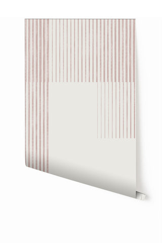 Seismic© Mural Wallpaper in Petal