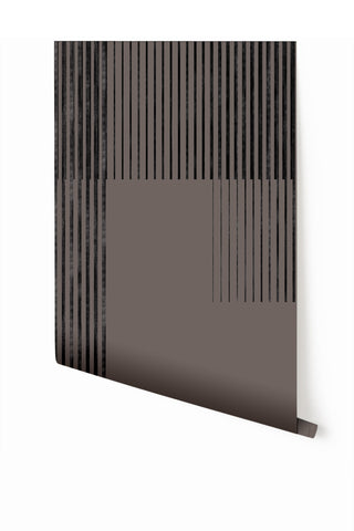 Seismic© Mural Wallpaper in Tobacco