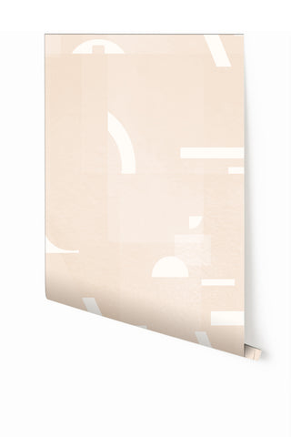 Shape Shifter© Mural Wallpaper in Shell