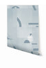 Shape Shifter© Mural Wallpaper in Stardust Blue