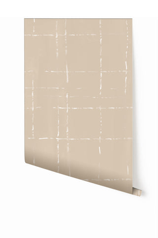 Stitch© Mural Wallpaper in creme