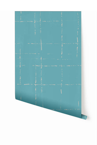 Stitch© Mural Wallpaper in ocean