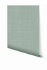 Stitch© Mural Wallpaper in teal